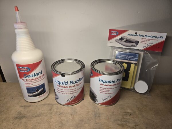 Inland Marine USA Inflatable Boat, Dinghy and Raft Restoration Combo Kit